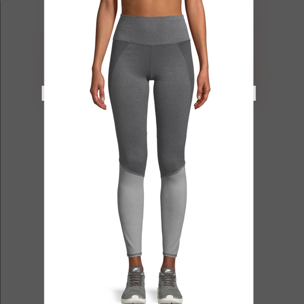 NWT Splendid High-Waisted Heather-Block Leggings